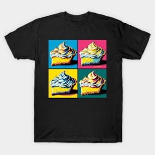 Pop Lemon Meringue pie Art - French Cuisine Culinary T-Shirt